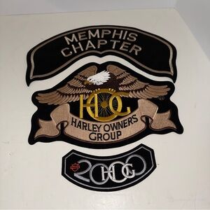 HARLEY  RARE 2000 VTG Memphis CHAPTER  HARLEY OWNERS  GROUP HOG  MEMBER PATCH